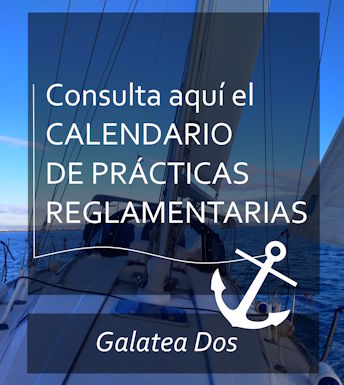Calendario de salida del Galatea Dos para prácticas de navegación